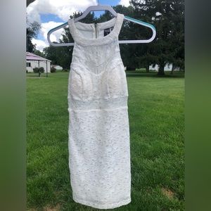 Homecoming white sparkly dress!